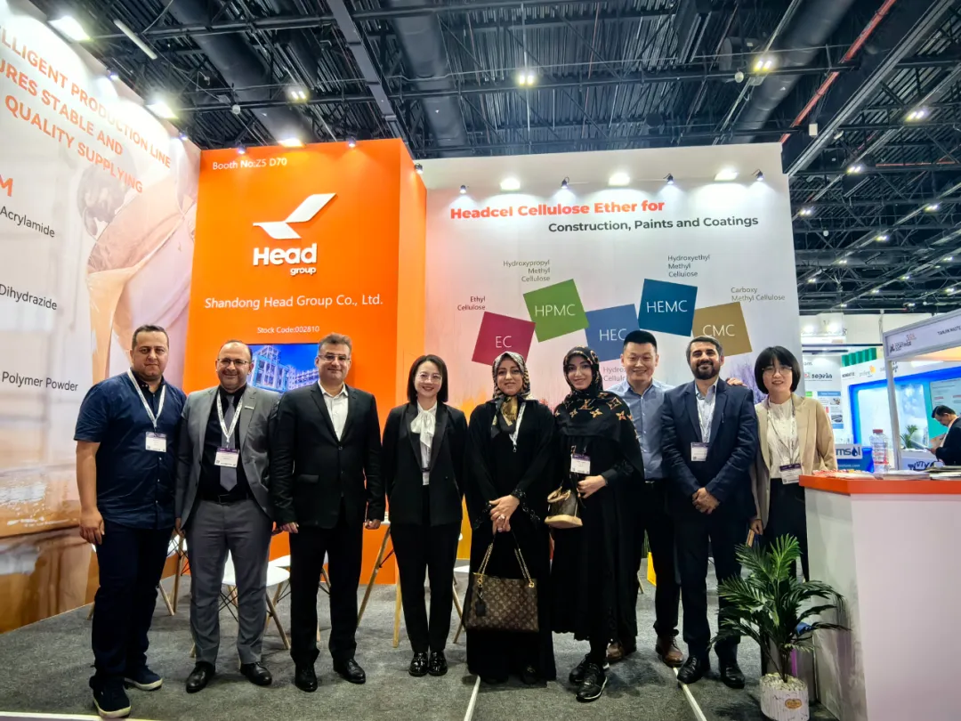 “展”出风采!LD(中国)集团携Headcel纤维素醚实力亮相2024中东涂料展!